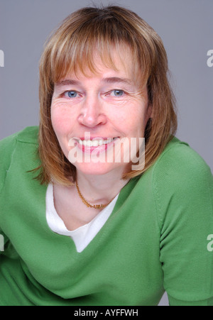 Frau mittleren Alters Stockfoto