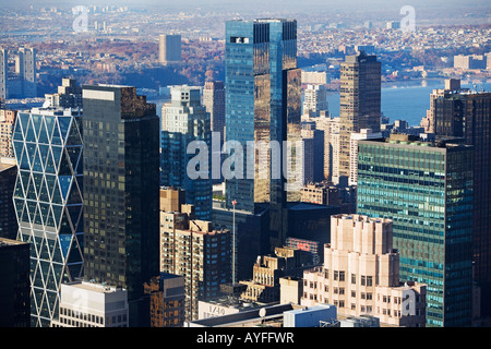 Time Warner Building in New York City Stockfoto