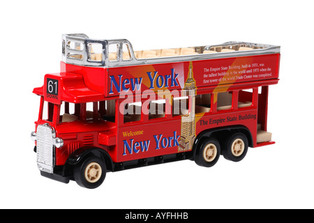 New York City Tour Bus Souvenir Stockfoto