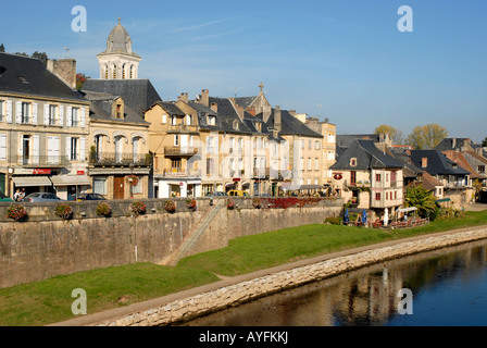 Montignac Lascaux und Vézère Fluss Dordogne Perigord Frankreich Stockfoto