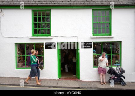 Strickwaren Keramik Shop Dingle Stadt Dingle Halbinsel County Kerry Irland Stockfoto