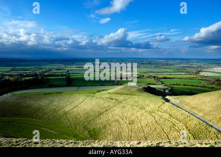 die Krippe Uffington Berkshire England uk Stockfoto