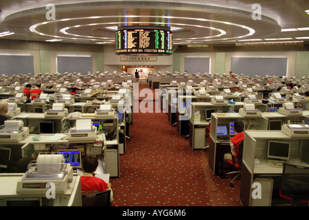 HKE, Hong Kong Stock Exchange Trading Floor, Hong Kong, China