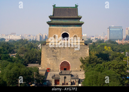 Glockenturm, Peking China Stockfoto