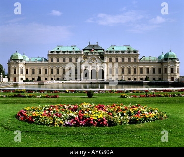 AT - VIENNA: Belvedere Palast und Gärten Stockfoto