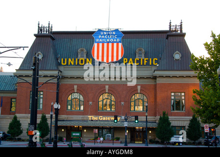 Salt Lake City Utah historischen Union Pacific Railroad Depot Gateway Bahnhof Stockfoto