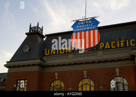 Salt Lake City Utah historischen Union Pacific Railroad Depot Gateway Bahnhof Stockfoto