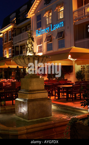 Balmer Rasen Hotel Front im New Forest, Dorset, Großbritannien Stockfoto