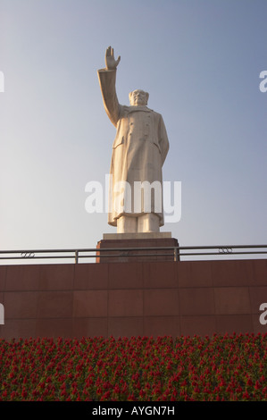 Statue von Mao Ze Dong, Chengdu, China Stockfoto