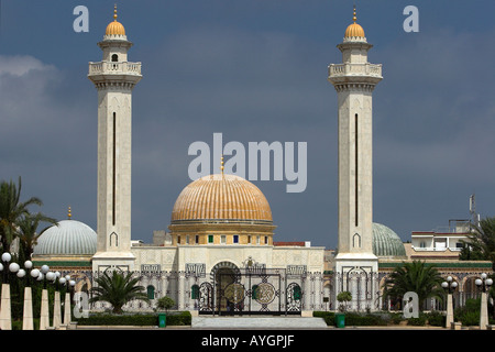 Mausoleum des ersten Präsidenten Habib Bourguiba und Begründer der modernen Tunesien Monastir Stockfoto