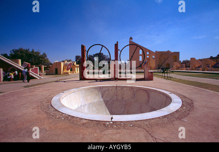 Observatorium Jantar Mantar in Jaipur Indien Stockfoto