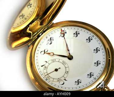 FINANZKONZEPT: Zeit ist Geld Stockfoto