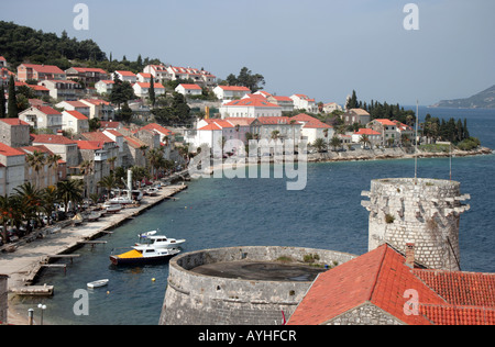 Insel Korcula Kroatien Stockfoto