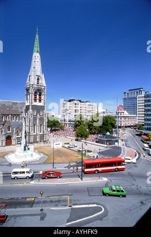 19. Jahrhundert-Domplatz in Christchurch Neuseeland Stockfoto