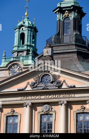 Eingang von der schwedischen Akademie Stockfoto