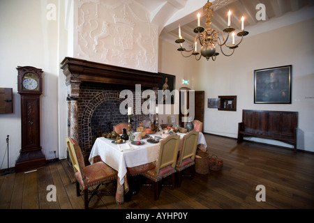 Schloss Hoensbroek in Heerlen Niederlande Grabenlöffel Schloss Hoensbroek in Heerlen Niederlande gegründet 1250 Stockfoto