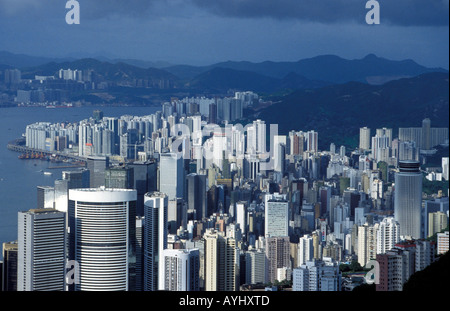 Hong Kong downtown Hong Kong Insel Stockfoto