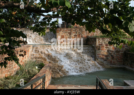 Wasser Gärten Hemisfair Park in San Antonio, Texas Stockfoto