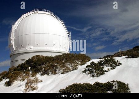 Das WHT William Herschel-Teleskop auf La Palma auf den Kanarischen Inseln Stockfoto