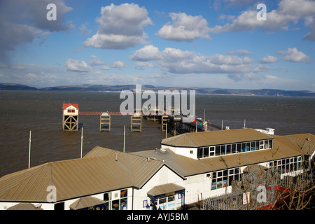 Murmelt Pier Swansea, Wales, UK Stockfoto