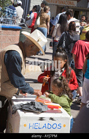 Straßenhändler in Nogales, Mexiko Stockfoto