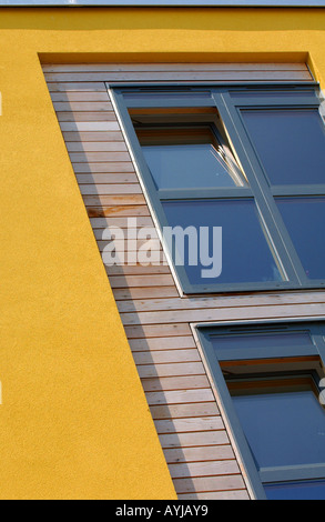 Moderne Wohnungen auf der Küste von Sussex in Eastbourne. Bild von Jim Holden. Stockfoto