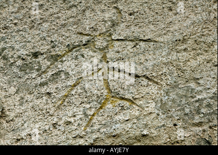 Indianische Felszeichnungen Stockfoto