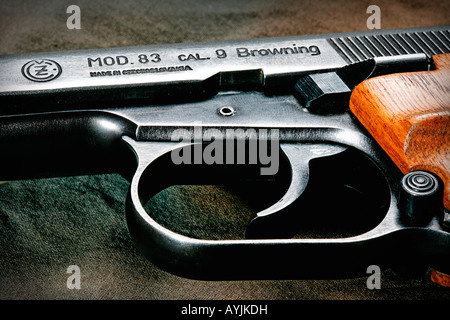 9 MM BROWNING Stockfoto