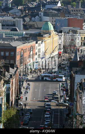 Saint Patrick Street Stadt Cork Irland Foto Donagh Glavin Stockfoto