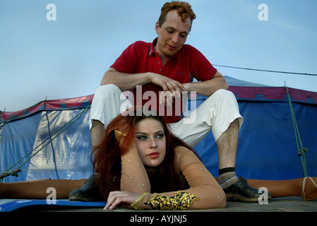 Magic Circus in Amsterdam Stockfoto