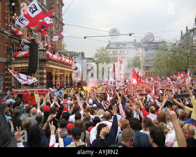 Fans von Ajax Stockfoto