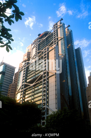 HSBC Main Building of The Hong Kong und Shanghai Banking Corporation Ltd, im zentralen Bankenviertel Stockfoto