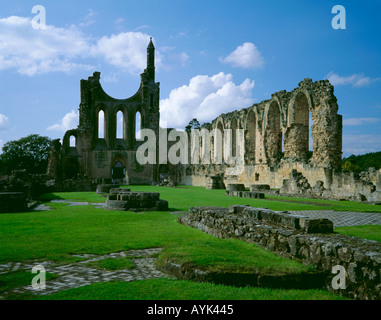 Ruinen von Byland Abbey, in der Nähe des Dorfes Coxwold, North Yorkshire, England, UK Stockfoto