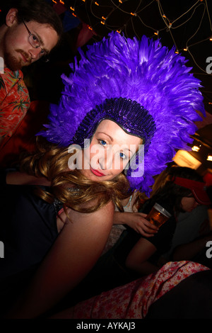 Gäste bei einem Fear and Loathing in Las Vegas party, Juni 2006, London Stockfoto