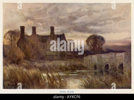 Wessex Wolle Herrenhaus Stockfoto