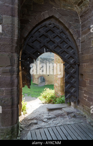 Ludlow Castle, Shropshire Stockfoto