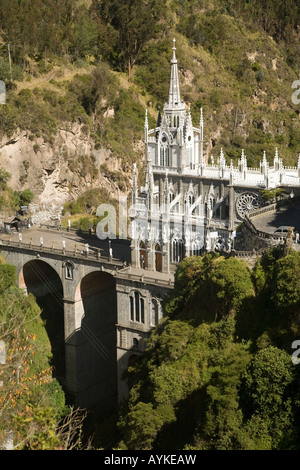 Kirche der Santuario Las Lajas, nahe Ipiales Südkolumbien Stockfoto