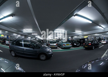 Short-stay Parkplatz London Heathrow Terminal 5 Stockfoto