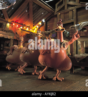 CHICKEN RUN Stockfoto