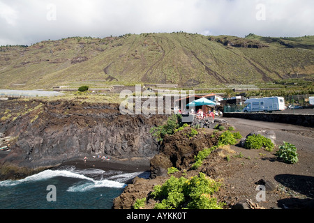 Bajas y Playa De La Zamora Stockfoto