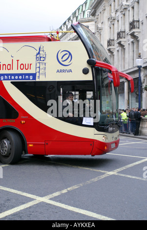 London-Tour-Bus Stockfoto