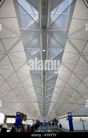 Der neue Flughafen HONG KONG INTERNATIONAL AIRPORT HONG KONG CHINA Stockfoto