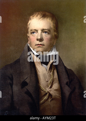 Porträt von Sir Walter Scott Stockfoto