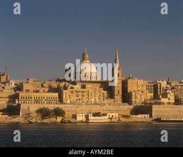 City View Valletta Malta Stockfoto