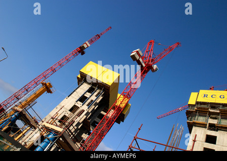 Bridgewater Ort im Bau auf Camp-Feldern in der Nähe von Getreidespeicher Wharf Neville Street Leeds England Stockfoto