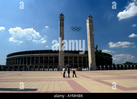 Eingang zum Olympiastadion (Olympiastadion), Berlin, Deutschland Stockfoto