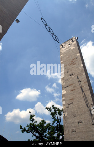 Eingang zum Olympiastadion (Olympiastadion), Berlin, Deutschland Stockfoto