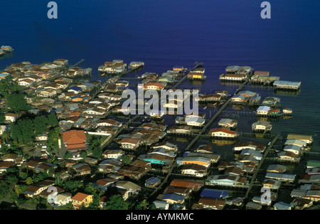 Sabah Watervillage von Kota Kinabalu Stockfoto