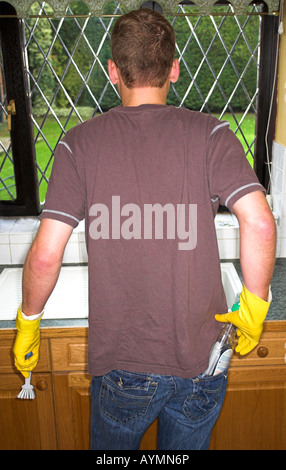 Studentische Hausarbeit. Stockfoto