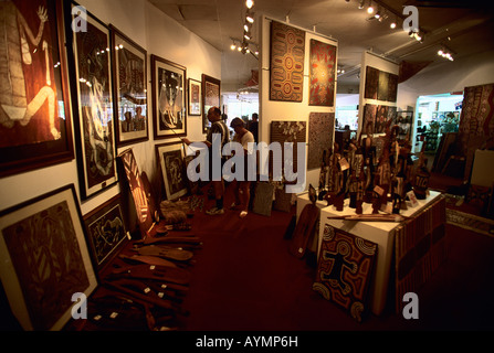 Aborigine-Kunstgalerie Alice Springs Northern Territory Australien Stockfoto